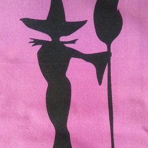 Halloween WITCH Purple Kitchen Towel *NWT* Spirit